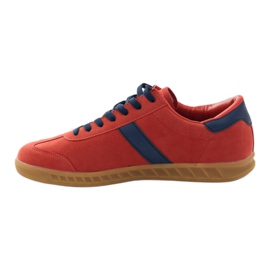 Tênis esportivos DK 83104 vermelho azul marinho 2