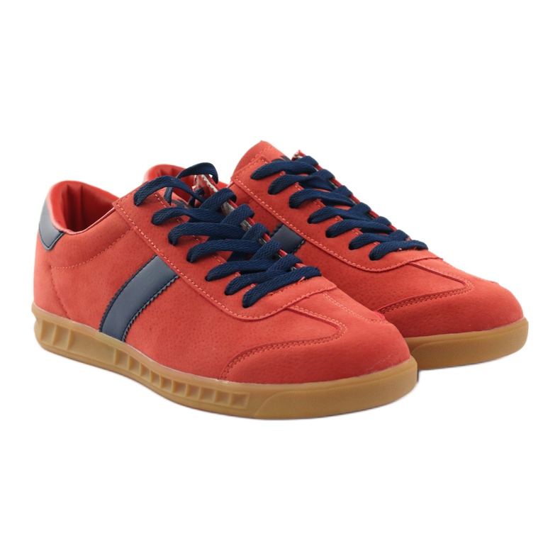 Tênis esportivos DK 83104 vermelho azul marinho 4