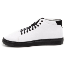 Polbut Sapatos de couro masculino 2110sw branco 1