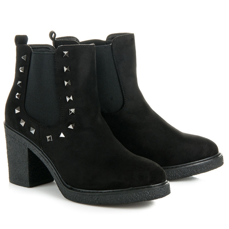 Seastar Botas com tachas preto 1