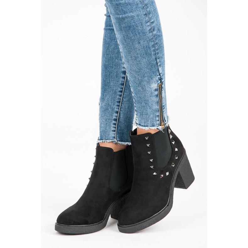 Seastar Botas com tachas preto 2