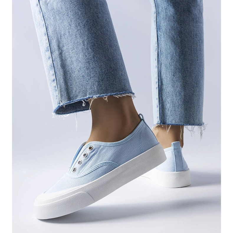 Tênis slip-on azul Rabican. 1