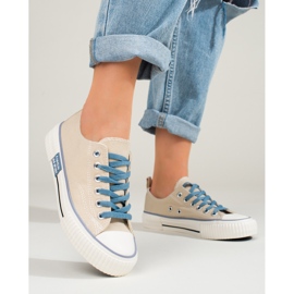 Ténis Shelovet bege de mulher 1