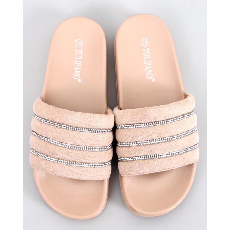 BM Slides de strass Lynne Beige bege 1