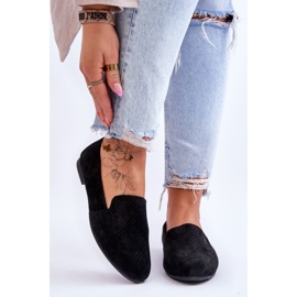 S.Barski Mocassim Confortável em Camurça Preto Giovana 1