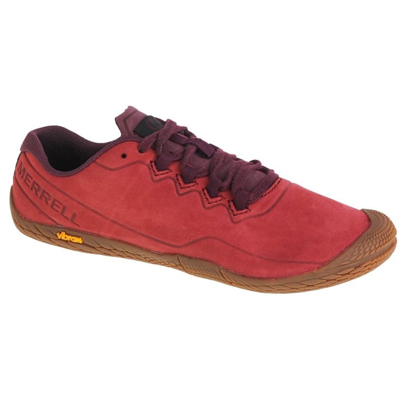Tênis de corrida Merrell Vapor Glove 3 Luna Leather W J94884 vermelho 1