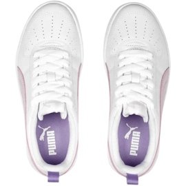 Puma Rickie Jr 384311 15 sapatos branco 1 Puma Rickie Jr 384311 15 sapatos branco 1