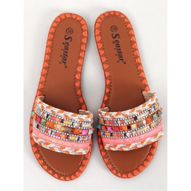 Chinelos Marrocos Laranja Marrakech 1