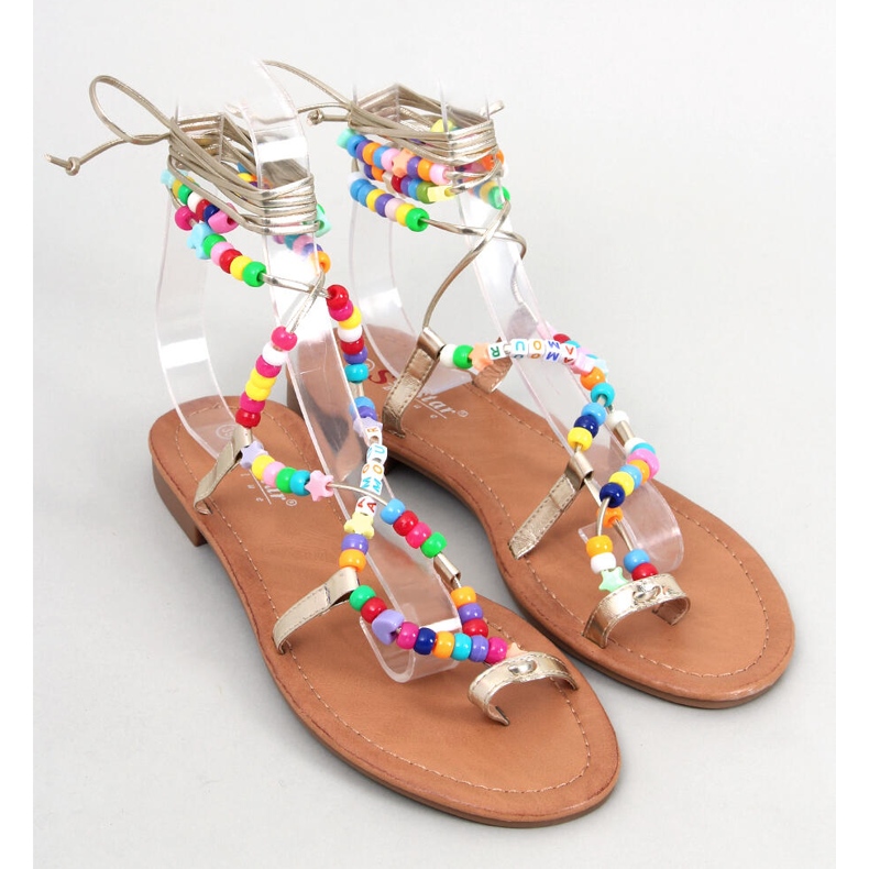 BM Mulheres romanas com contas Megh Gold dourado 1