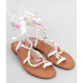 Seastar Botas romanas Megh White com aplicações branco 1