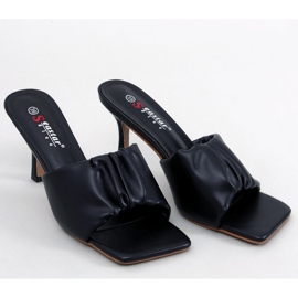 Seastar Devon Sandália preta com salto agulha preto 1 Seastar Devon Sandália preta com salto agulha preto 1