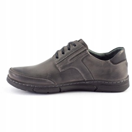 Polbut Sapatos masculinos casuais cinza J55 3