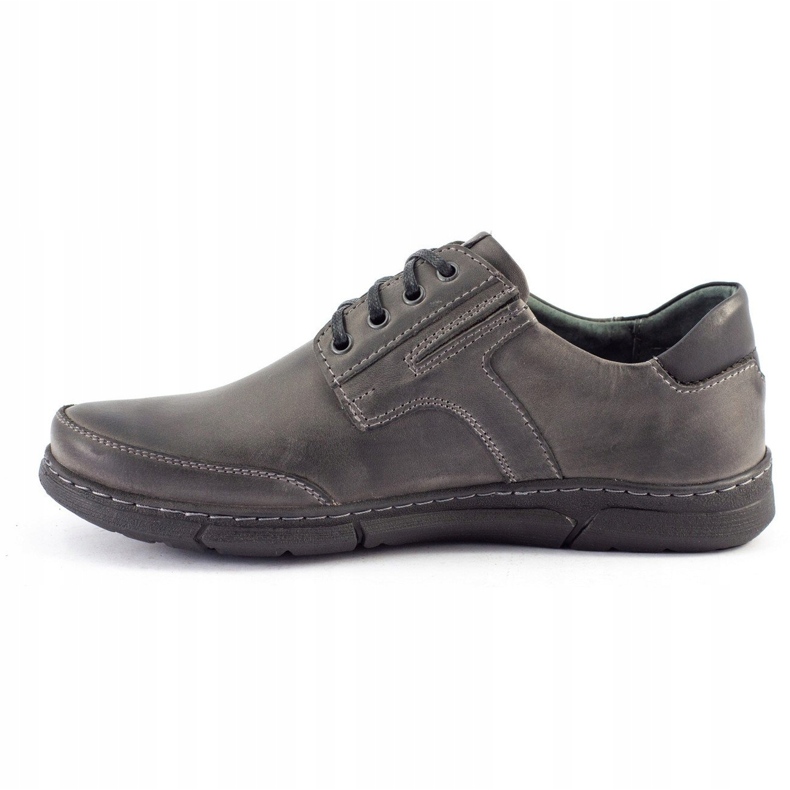 Polbut Sapatos masculinos casuais cinza J55 3