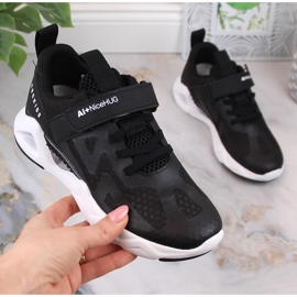 Atletico Calçado desportivo infantil com velcro preto AbcKids B022302001 1