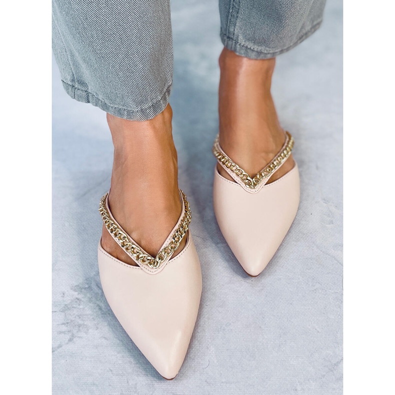 Seastar Chinelos com corrente Monata Bege 1