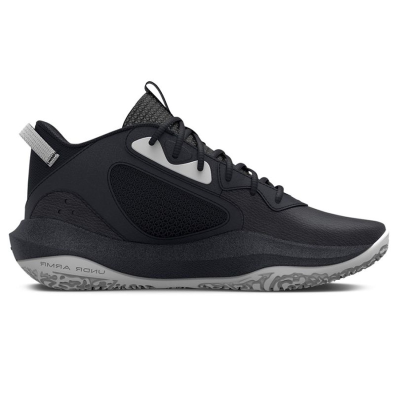 Under Armour Gs Lockdown 6 Jr 3025617 003 tênis de basquete preto preto 1