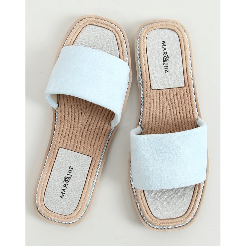 Chinelos de mulher Daniels Blue em camurça azul 1