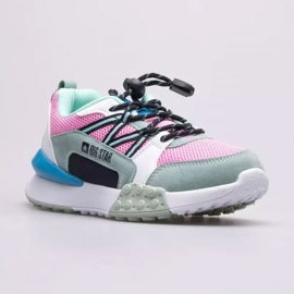 Sapatos infantis Big Star Jr LL374219 rosa 1