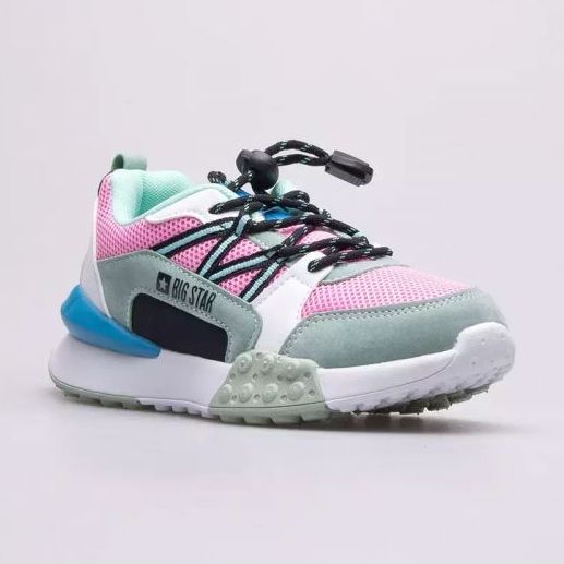 Sapatos infantis Big Star Jr LL374219 rosa 1
