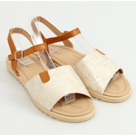 BM Sandálias femininas Barnes Gold dourado 2