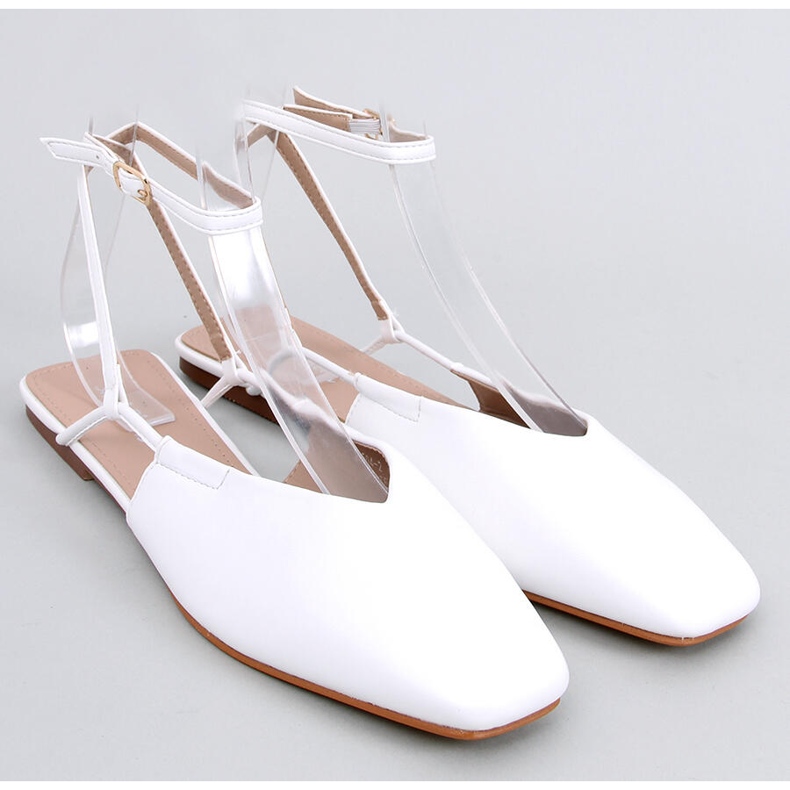 BM Sabrinas de salto aberto de Gianna White branco 1 BM Sabrinas de salto aberto de Gianna White branco 1