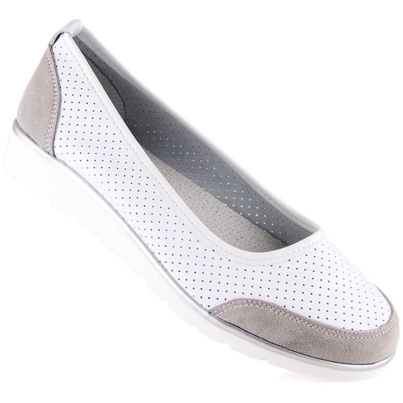 Sabrinas de mulher em pele branca vazadas Filippo DP4524 branco 2