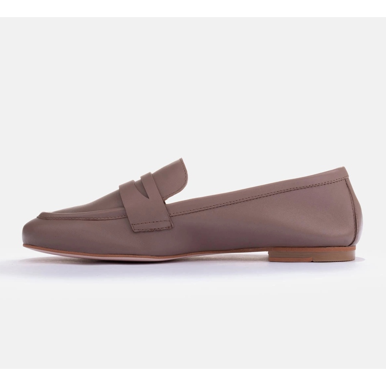 Marco Shoes mocassins sem forro castanho 1