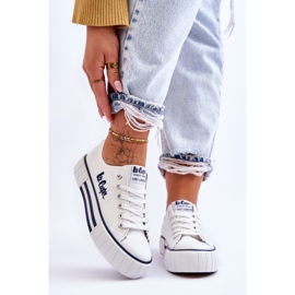 Tênis feminino On The Platform Lee Cooper LCW-23-31-1802L branco 1