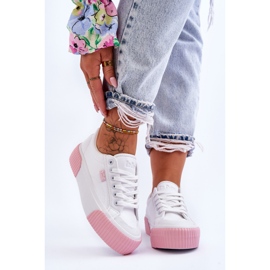 Tênis esportivo branco Lee Cooper LCW-23-31-1787L 1