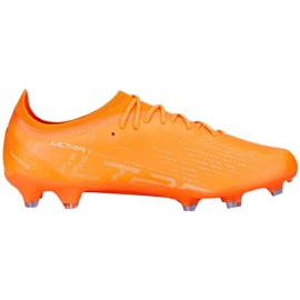 Chuteira Puma Ultra Ultimate FG/AG M 107163 01 laranja laranjas e tintos 1