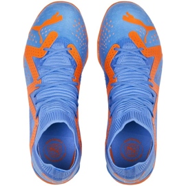 Chuteira Puma Future Match IT+Mid Jr 107198 01 azul azul 1