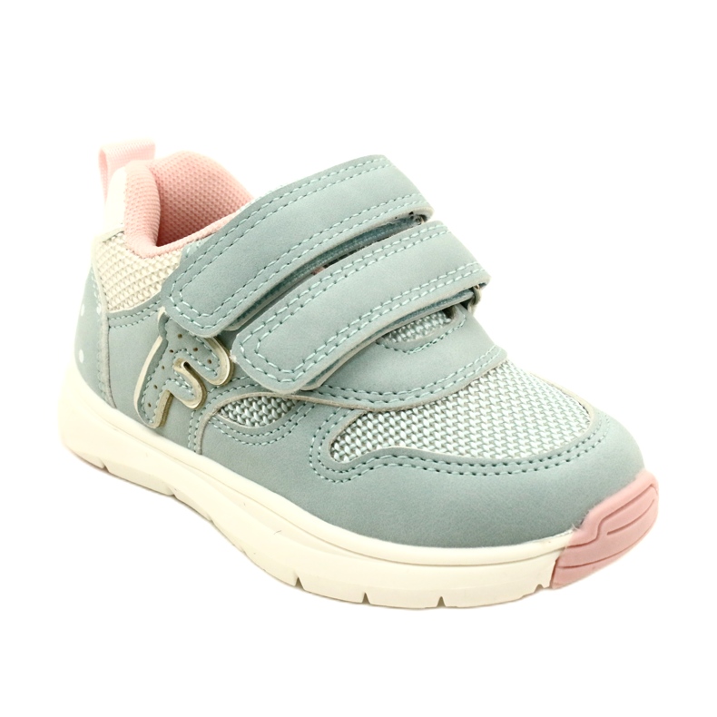 Evento Sapatos esportivos para meninas para velcro 23dz23-5917 azul 1