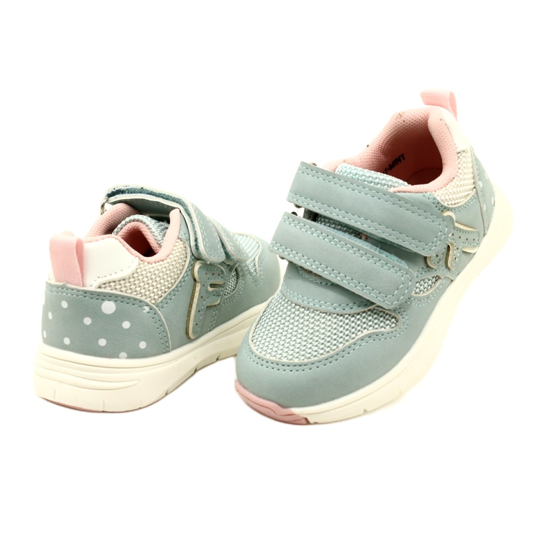 Evento Sapatos esportivos para meninas para velcro 23dz23-5917 azul 4