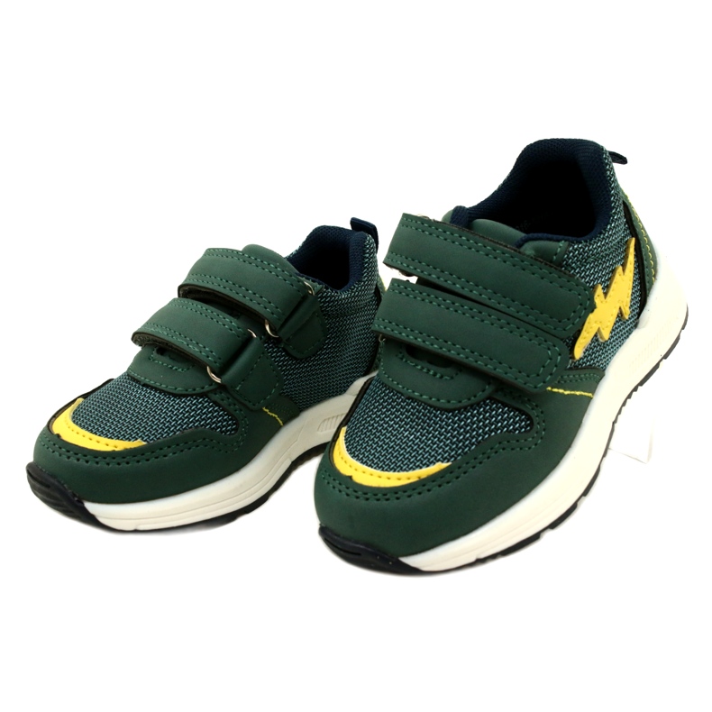 Evento Sapatos esportivos para meninos para velcro 23dz23-5916 verde 3