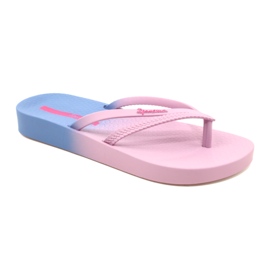 Flip-flops feminino Ipanema recreativo 83385 AJ183 Pink-Blue rosa 1