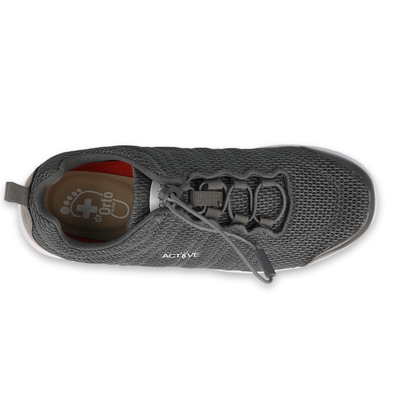 Sapatos femininos Befado 517D001 cinza 3