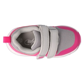 Befado esportivo infantil com velcro, cinza e rosa, 516X247 1