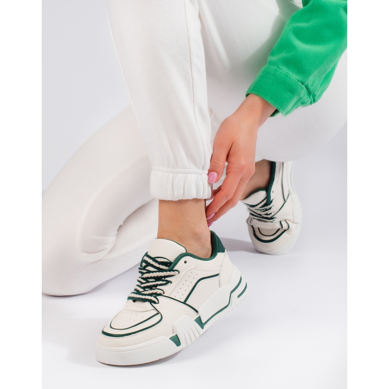 Sapatilhas Shelovet brancas de mulher branco 1