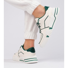 Sapatilhas Shelovet brancas de mulher branco 2