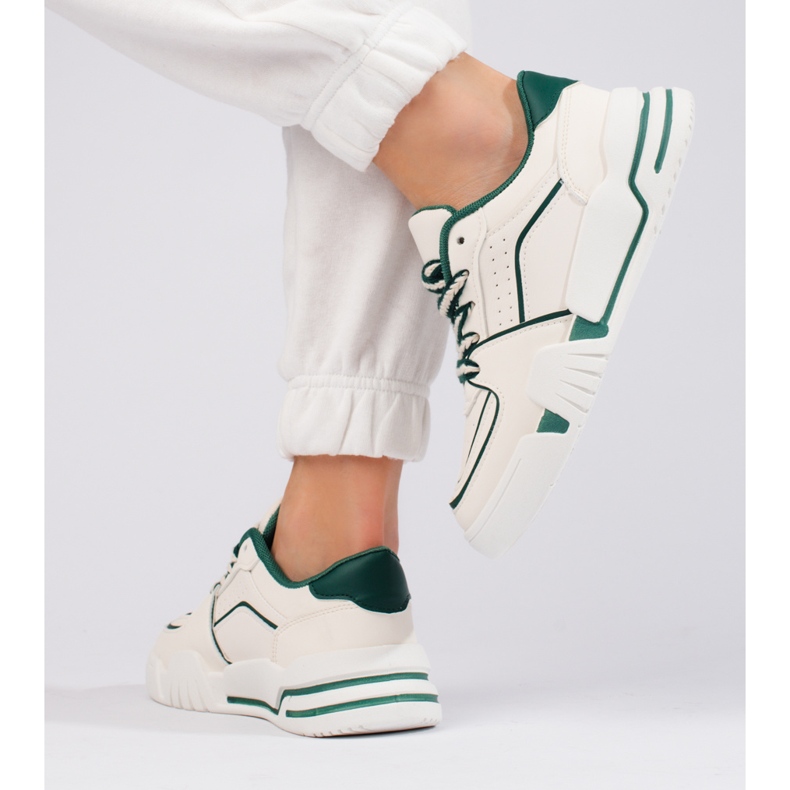 Sapatilhas Shelovet brancas de mulher branco 2