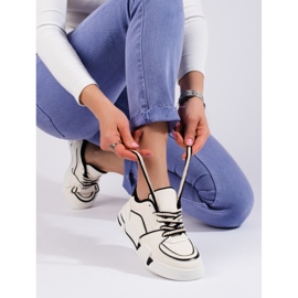 Sapatilhas Shelovet brancas de mulher branco 1