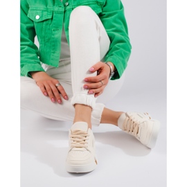 Tênis feminino Shelovet bege 2