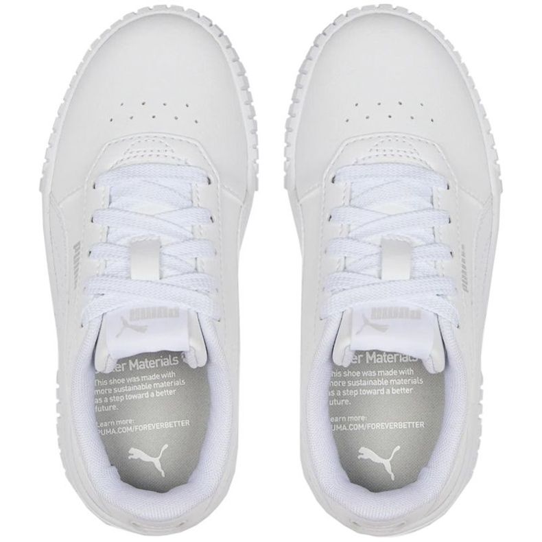 Puma Carina 2.0 Ps Jr 386186 02 sapatos branco 1