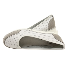 Sapatilhas femininas de couro perfurado Filippo Dp4524/23 branco 4