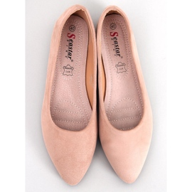 BM Bailarinas Keys Khaki com palmilha de couro bege 2