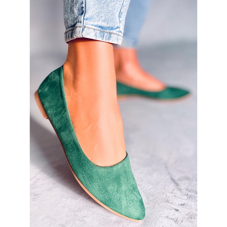 BM Sabrina Keys Green com palmilha de couro verde 1 BM Sabrina Keys Green com palmilha de couro verde 1