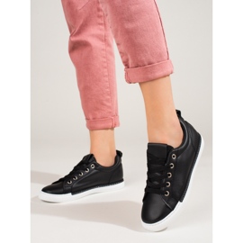 Ténis de mulher clássico preto Shelovet 2