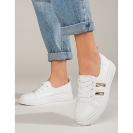 Sapatos esportivos femininos Shelovet tênis branco 1