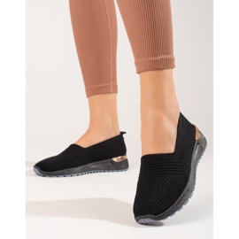 Tênis feminino Shelovet preto vazado 1