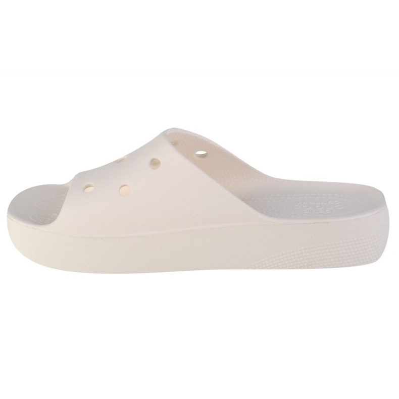 Chinelos Crocs Classic Platform Slide 208180-100 branco 1